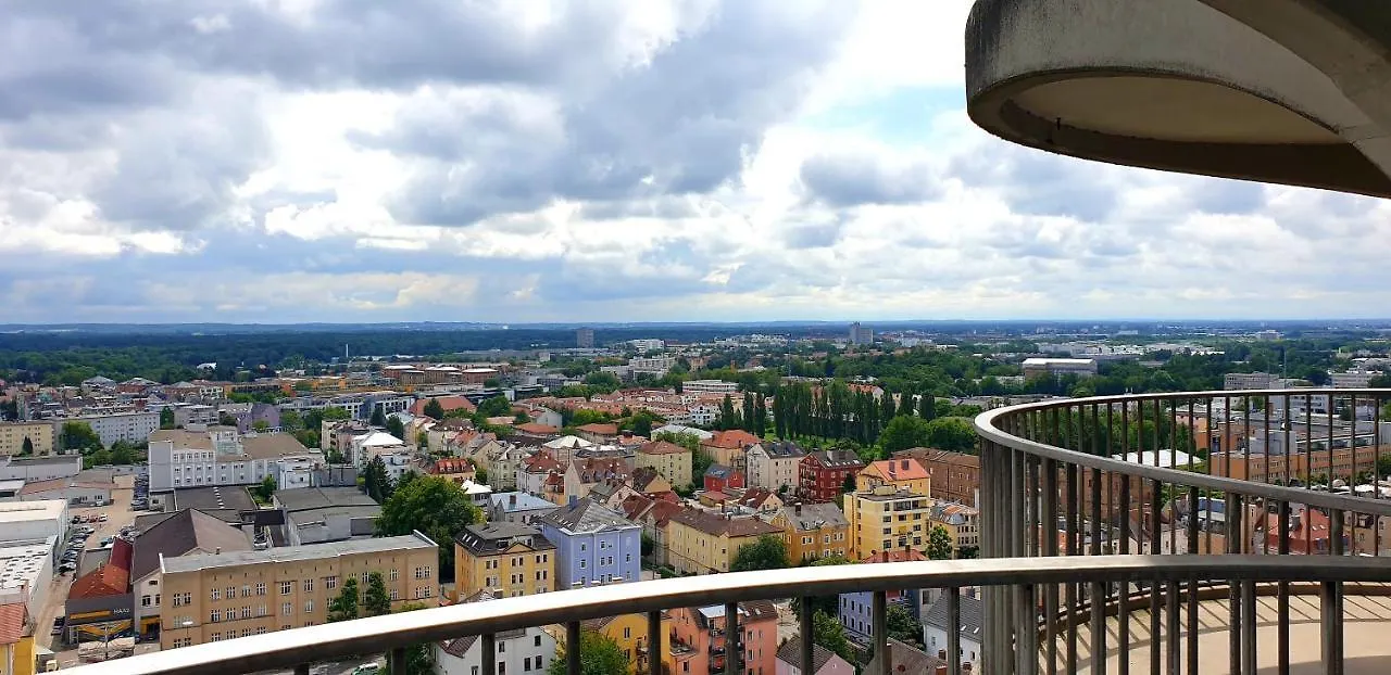 Suite-Xxi City View Hotelturm Augsburg
